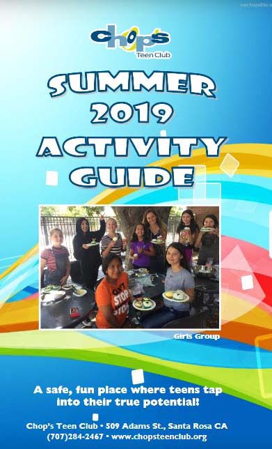 Chops Teen Club 2019 Activity Guide