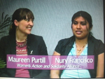 Maureen Purtill and Nury Francisco on Women's Spaces Show filmed 2/24/2012