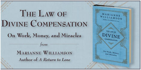 Divine Compensation book cover by Marianne Williamson