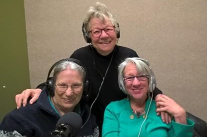 Elaine B. Holtz, Adrenne Lauby and Minkoff Chatoy on Women's Spaces Radio Show 3/14/16 KBBF 89.1 FM