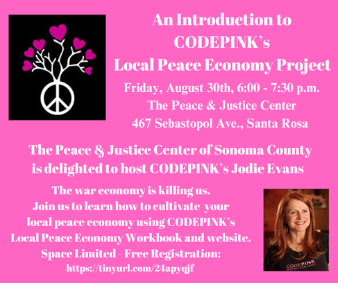 Jodi Evans of Code Pink talk at PJC